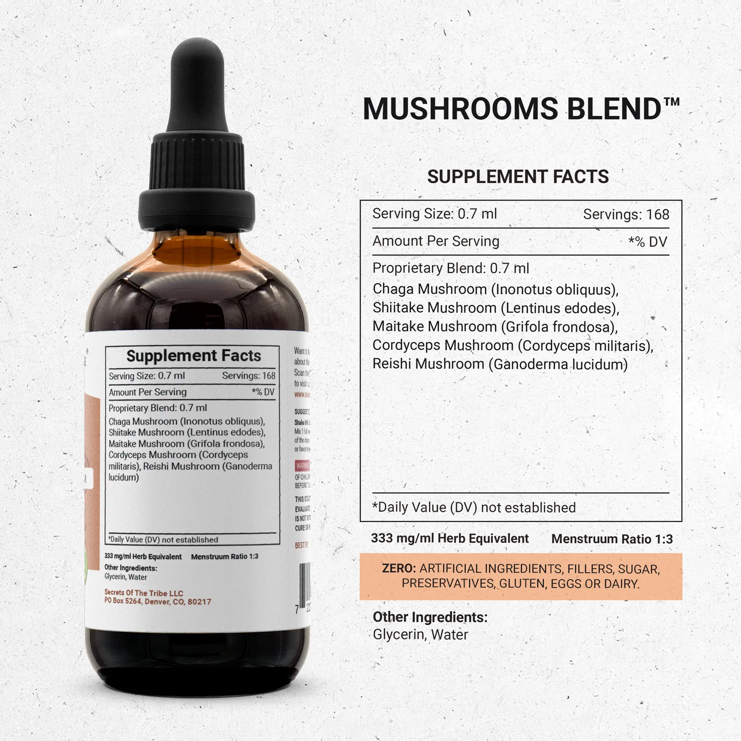 Mushrooms Blend | Immune Support Formula