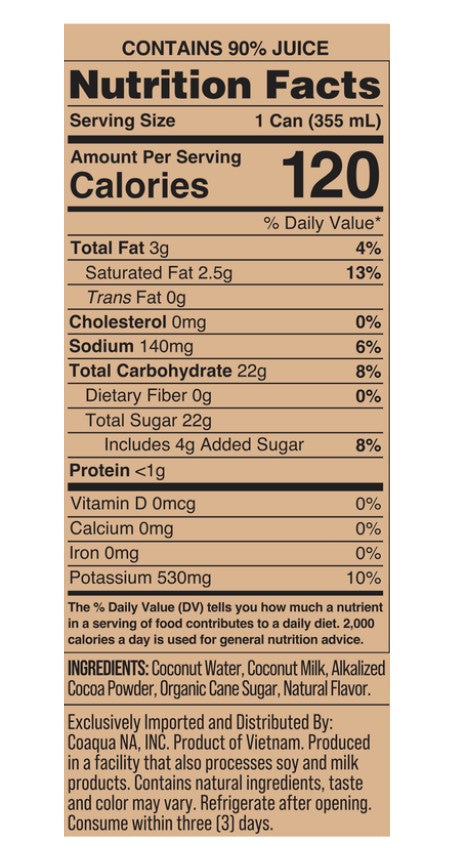 Coaqua Chocolate'y Coconut Water