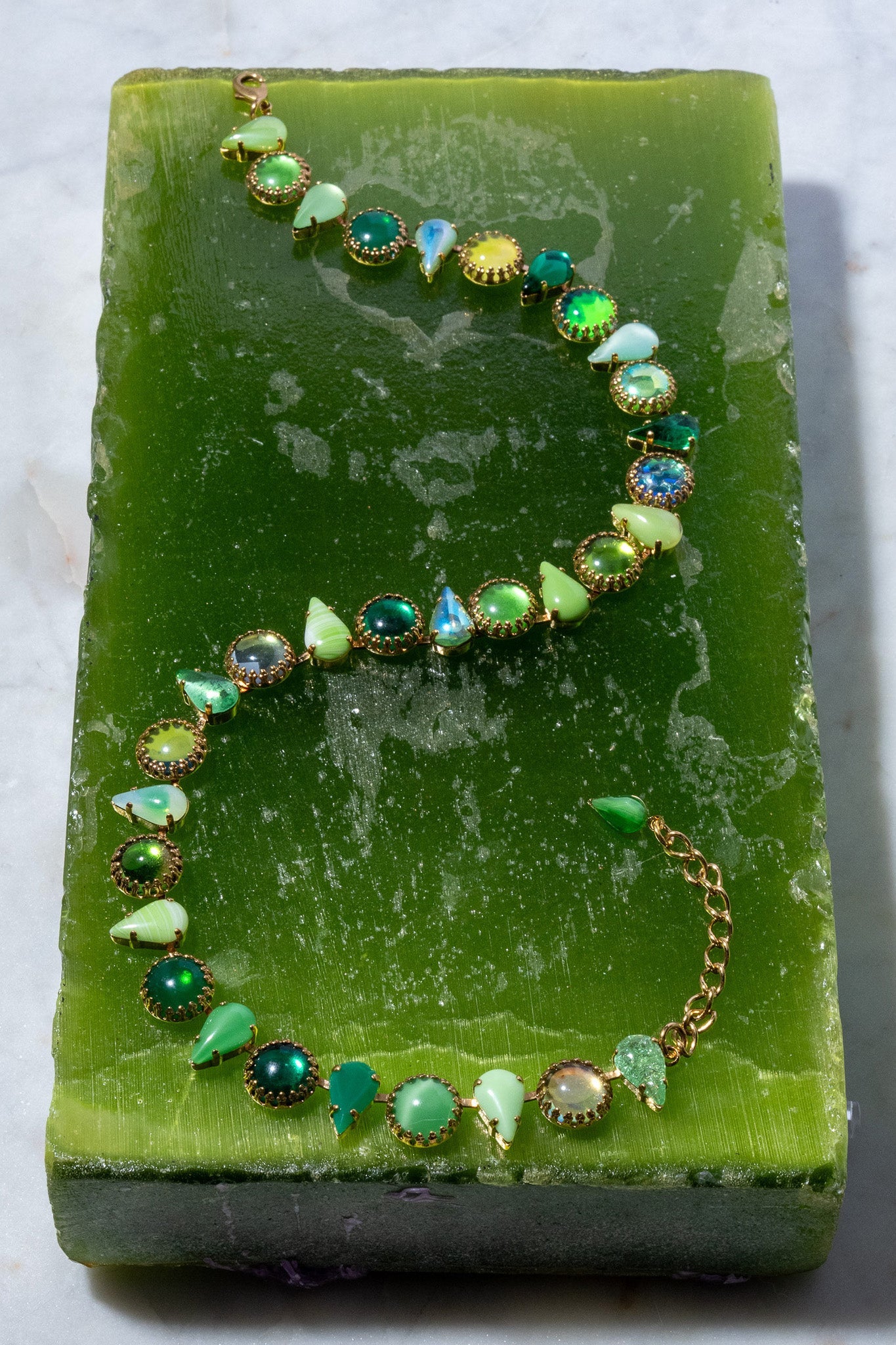 Layering Choker in Salad | Gold