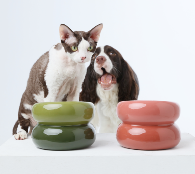 PEHOM | Soufflé Pet Bowl | Rose Pink