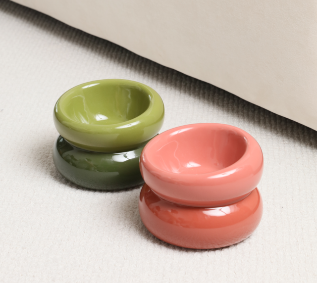 PEHOM | Soufflé Pet Bowl | Rose Pink