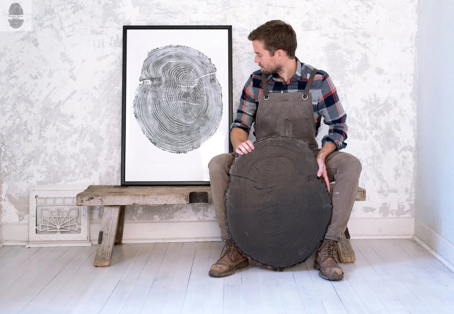 A Narrative of Growth | Ash Tree Ring Print