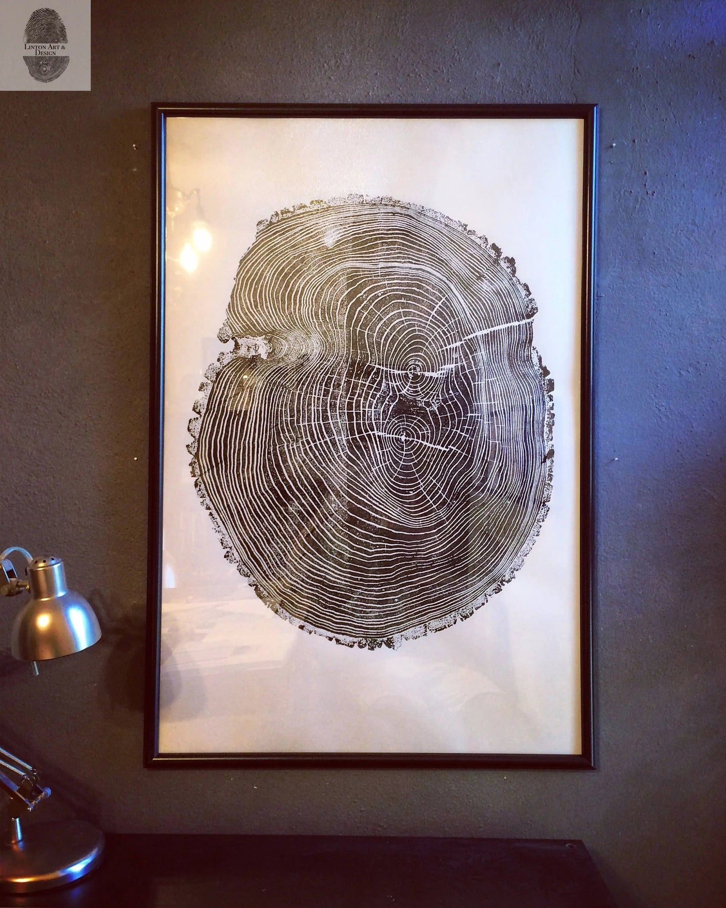 A Narrative of Growth | Ash Tree Ring Print