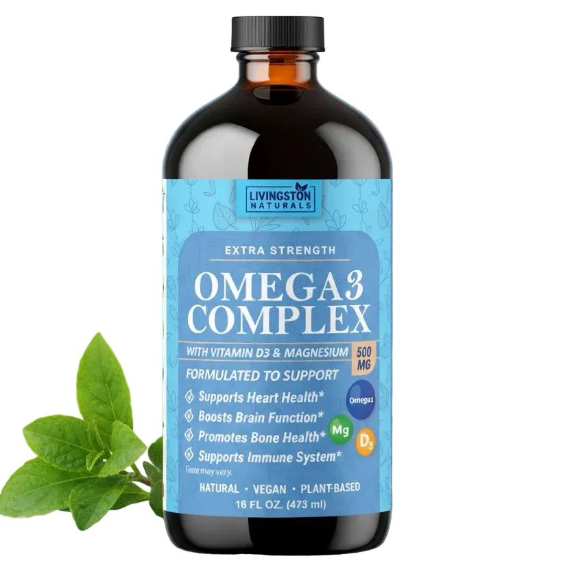 Omega-3 Extra Strength Vegan Complex with Vitamin D3 + Magnesium