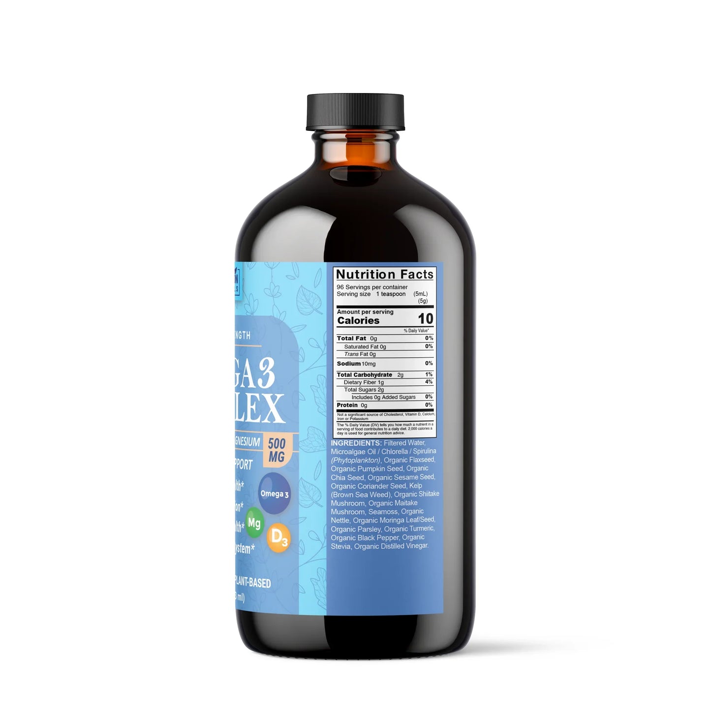 Omega-3 Extra Strength Vegan Complex with Vitamin D3 + Magnesium
