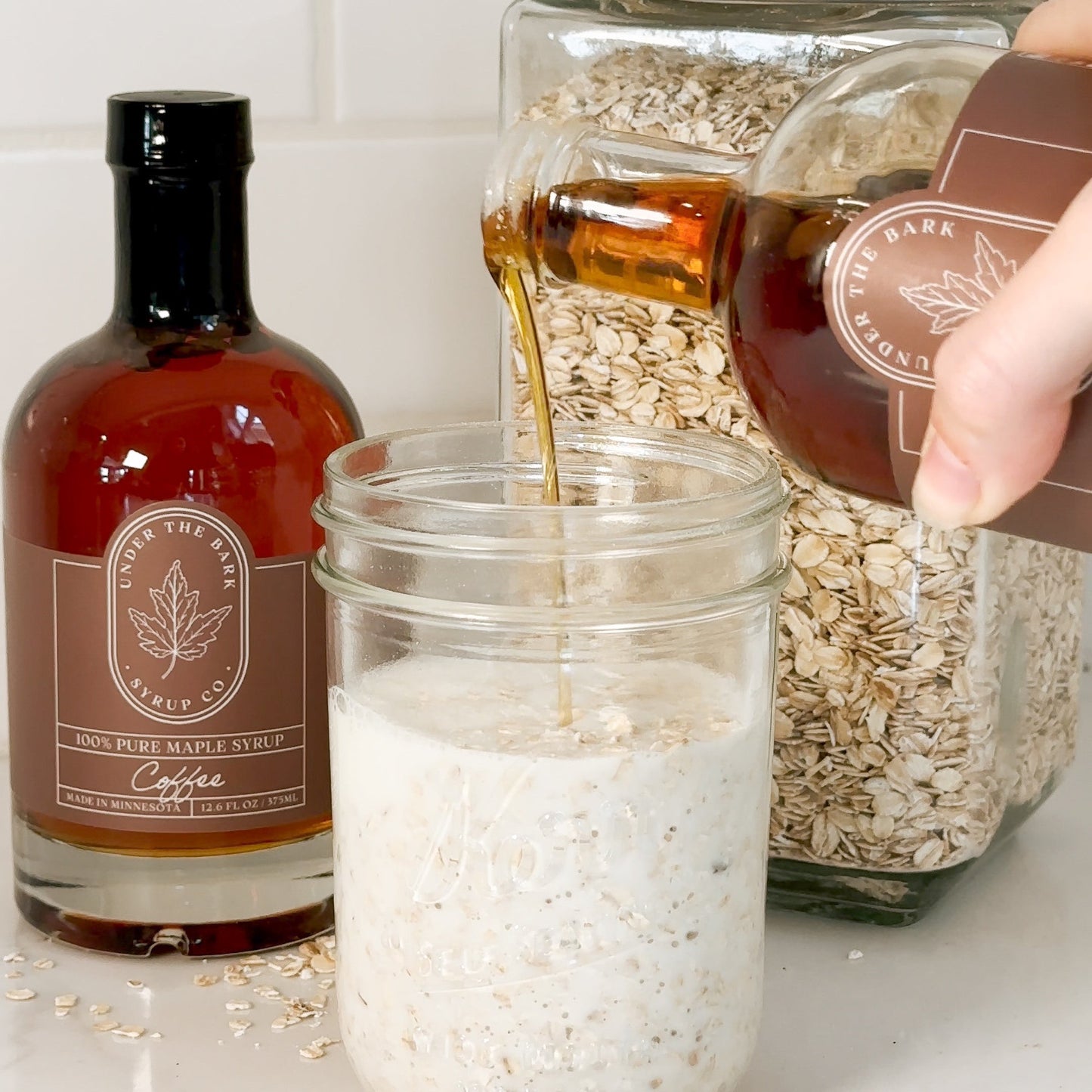 Coffee Bean Infused Maple Syrup