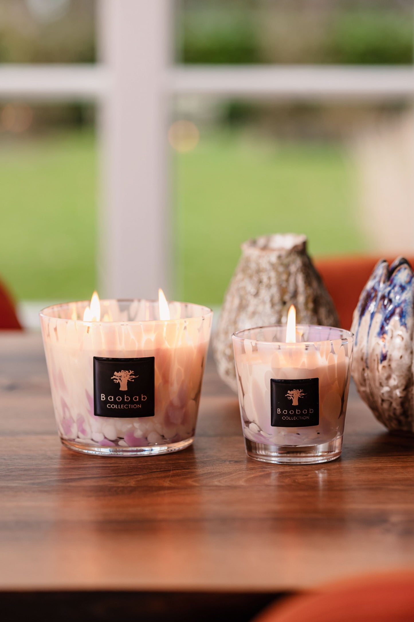 Baobab Collection | White Pearls Candle