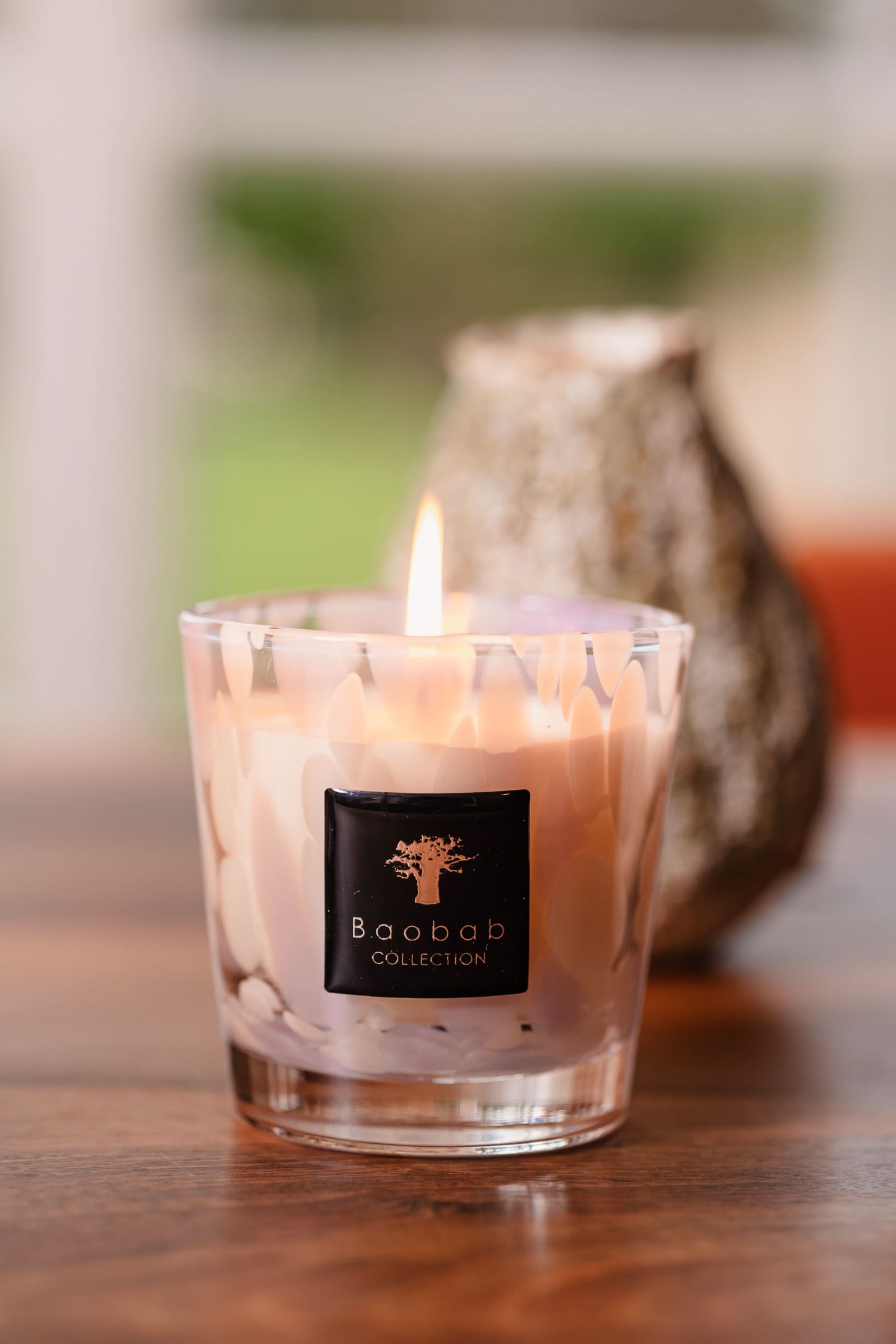 Baobab Collection | White Pearls Candle