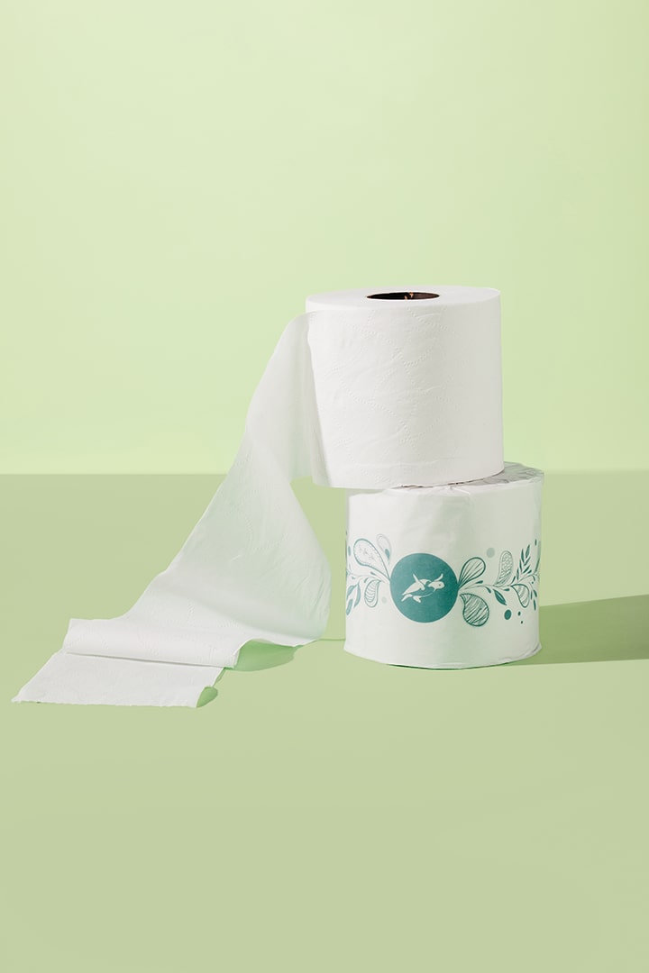 Caretta | 100% Recycled 2-Ply Toilet Paper | 36 Rolls