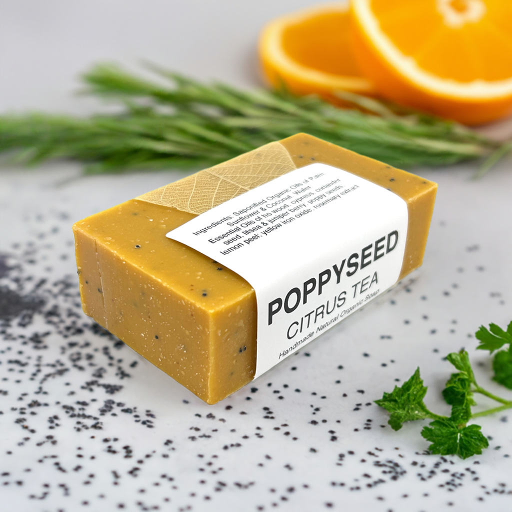 Citrus Poppyseed Organic Bar Soap