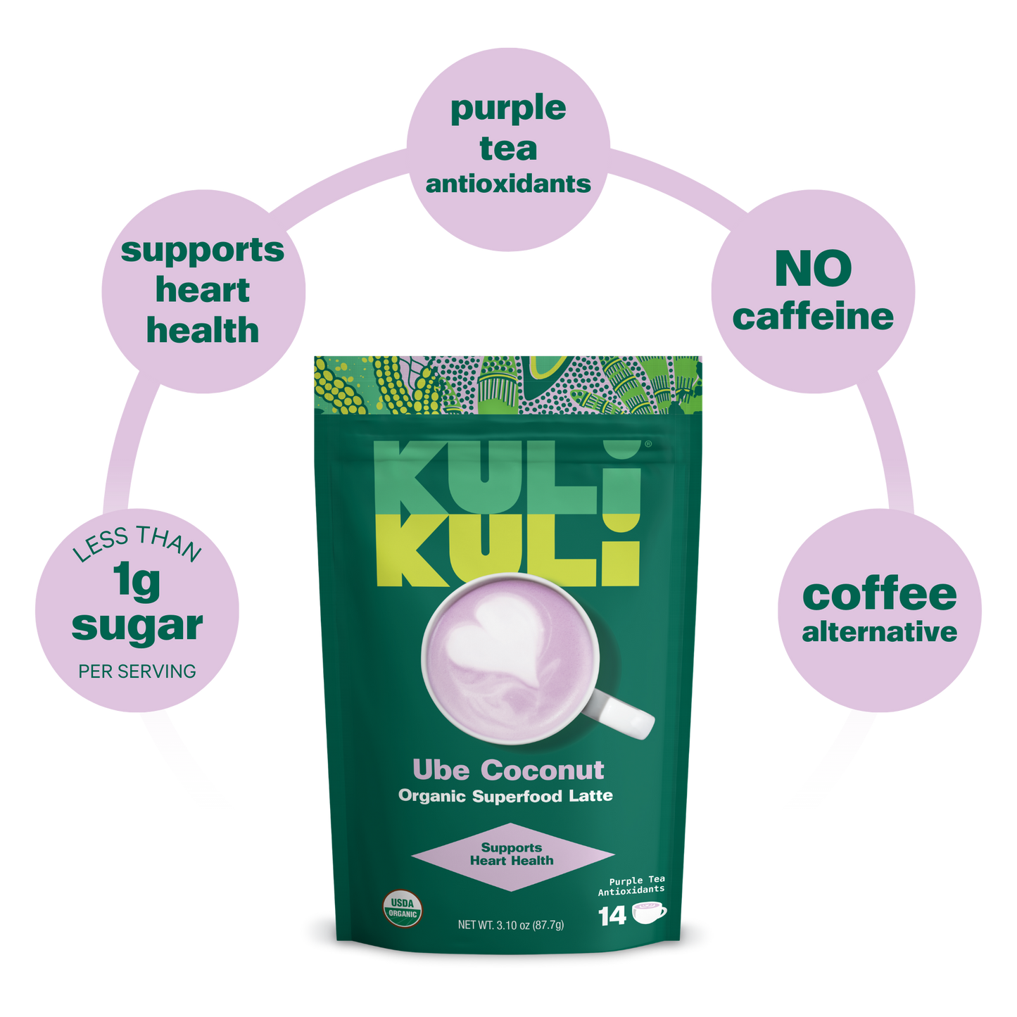 Ube Coconut Superfood Latte