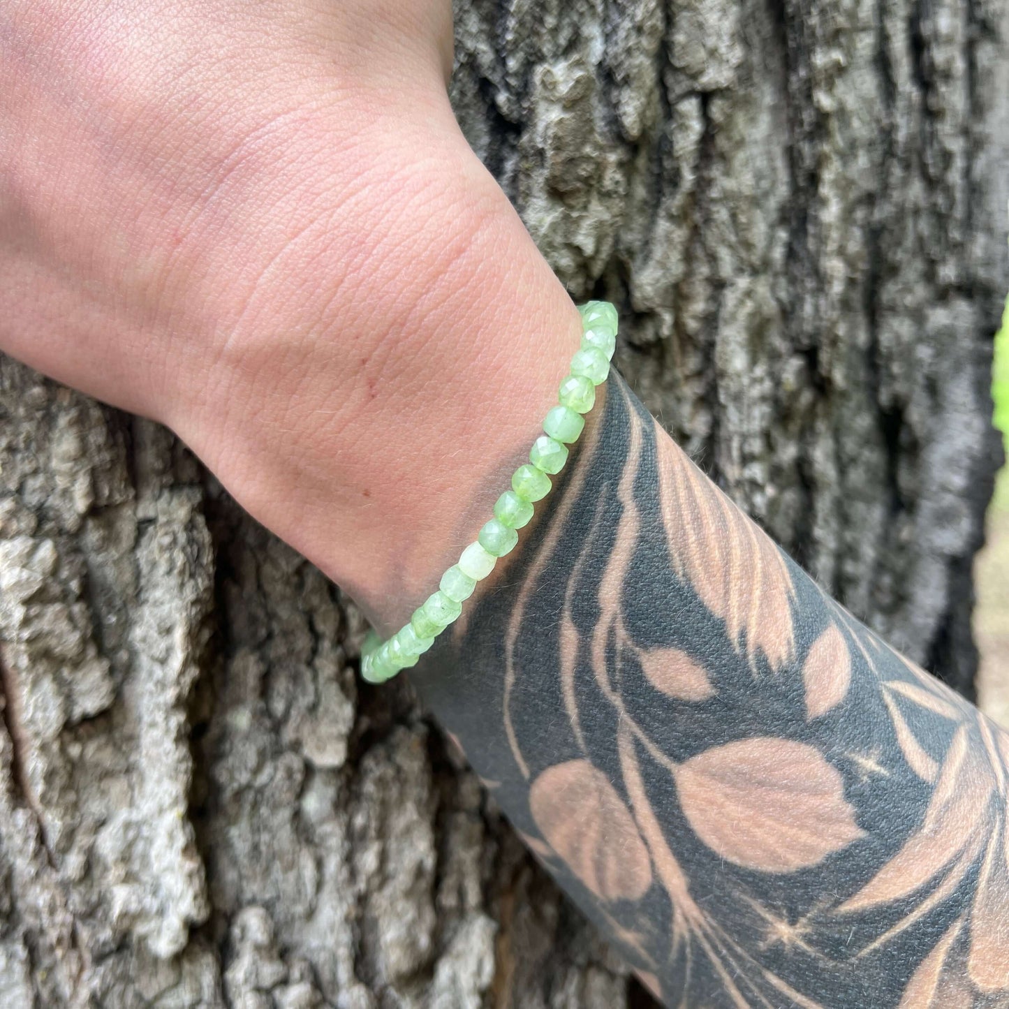Russian Jade Cube Bracelet