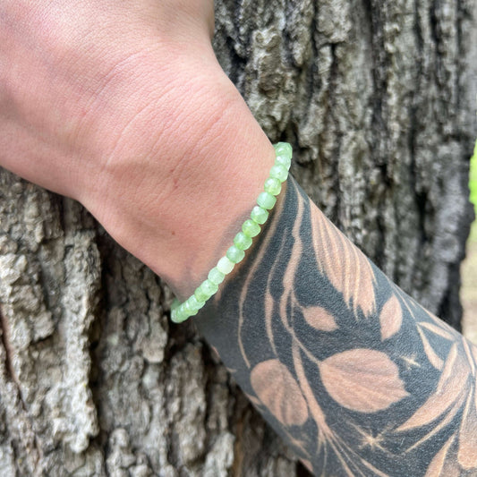 Russian Jade Cube Bracelet