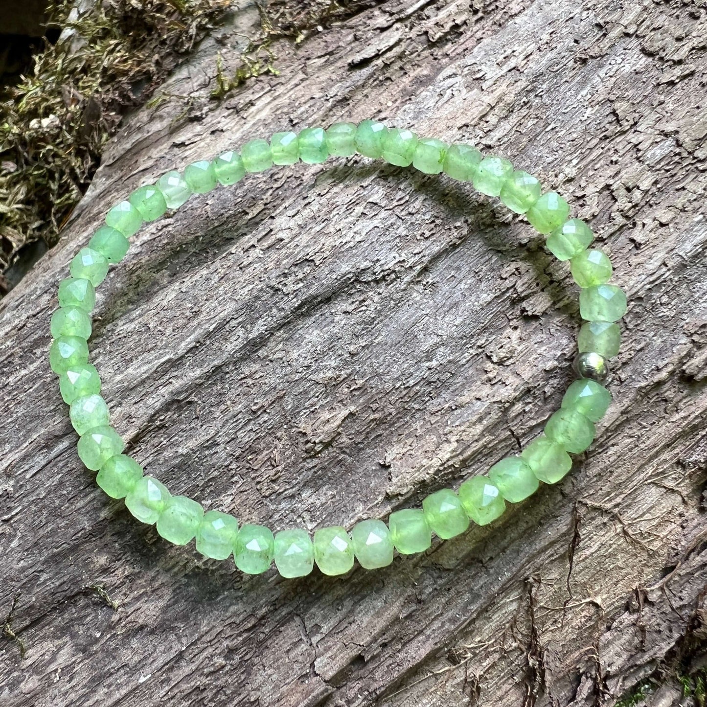 Russian Jade Cube Bracelet