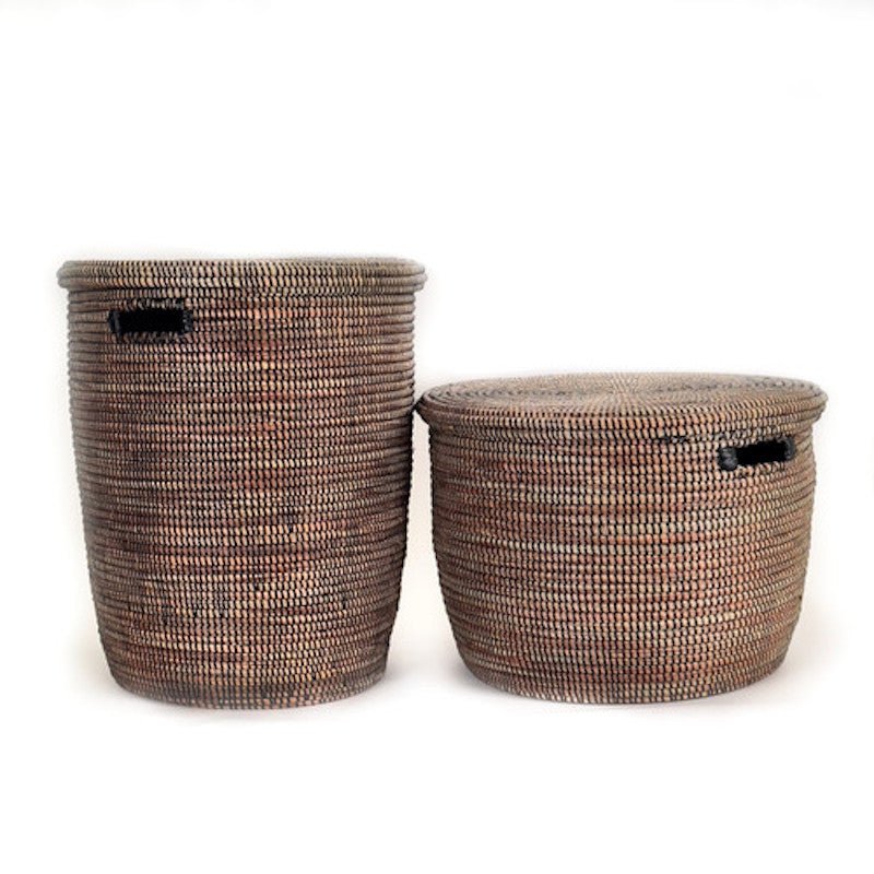 Black Flat Lid Basket | Large