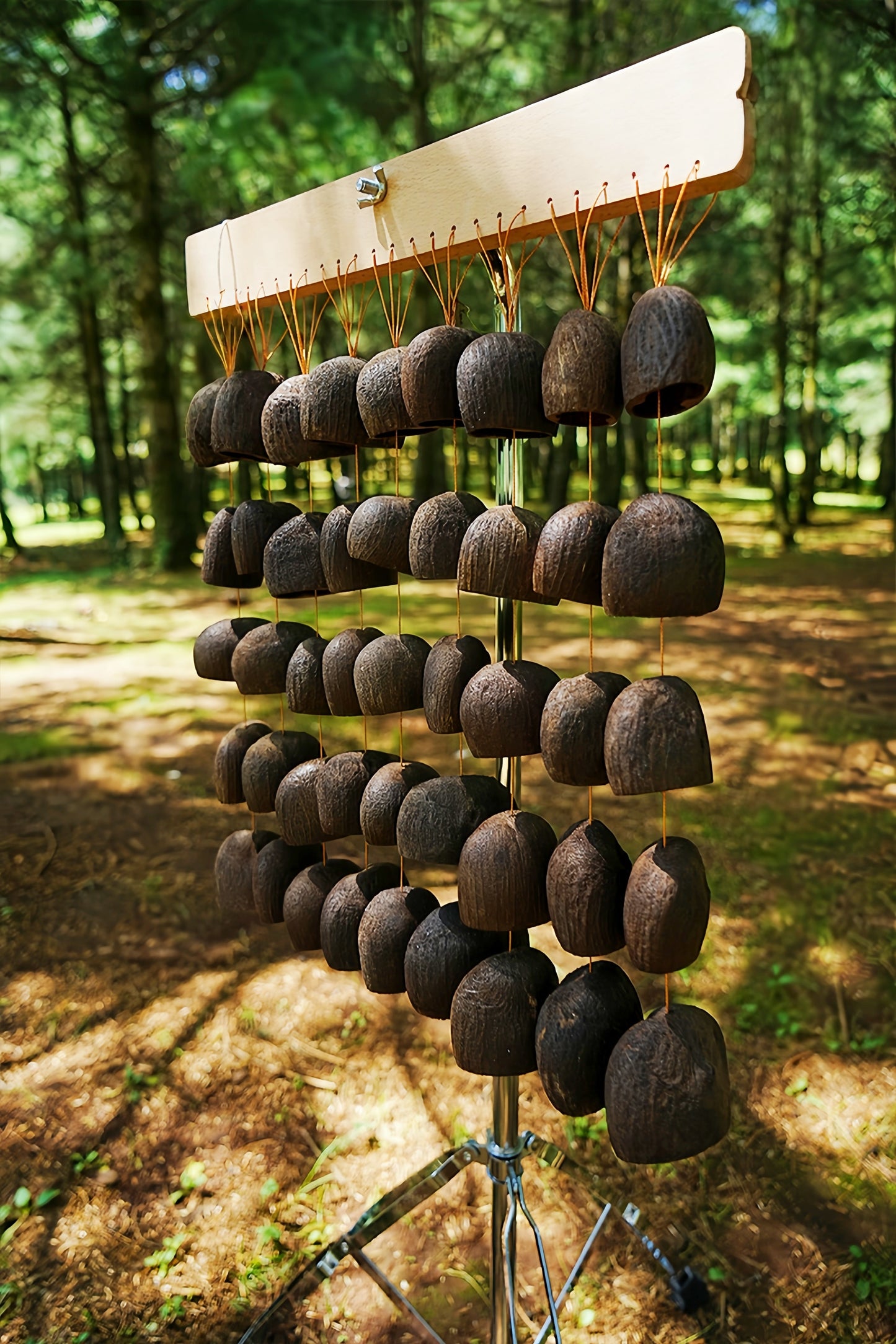Handmade Salin Water Bellwood Seed Shell Bar Chime