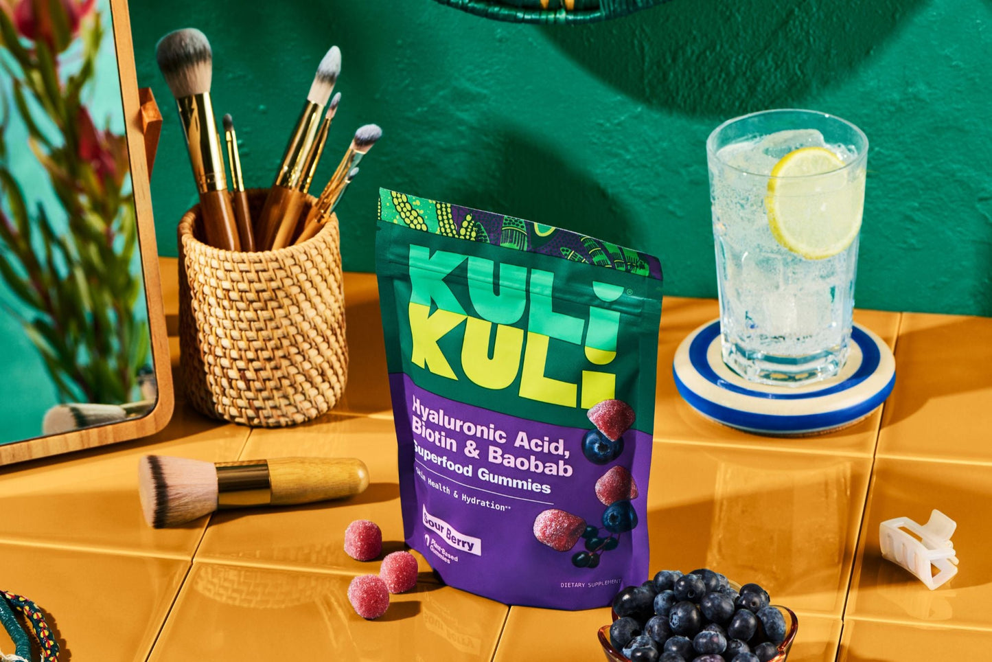 Hyaluronic Acid, Biotin + Baobab Superfood Gummies