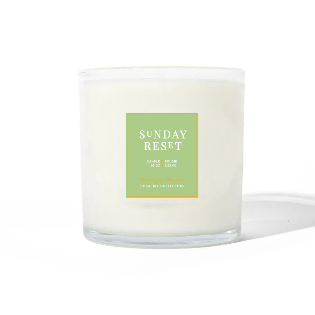 Sunday Reset Fresh Linen Natural Candle | 55oz