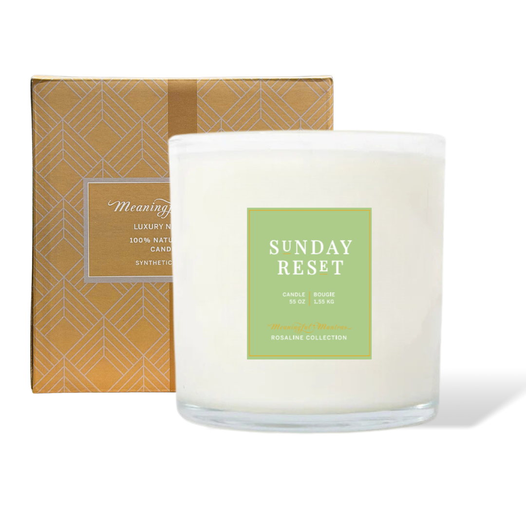 Sunday Reset Fresh Linen Natural Candle | 55oz