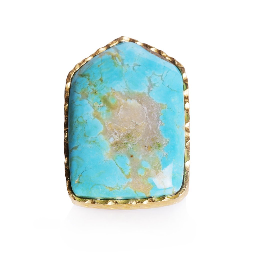 Shield Ring | Turquoise