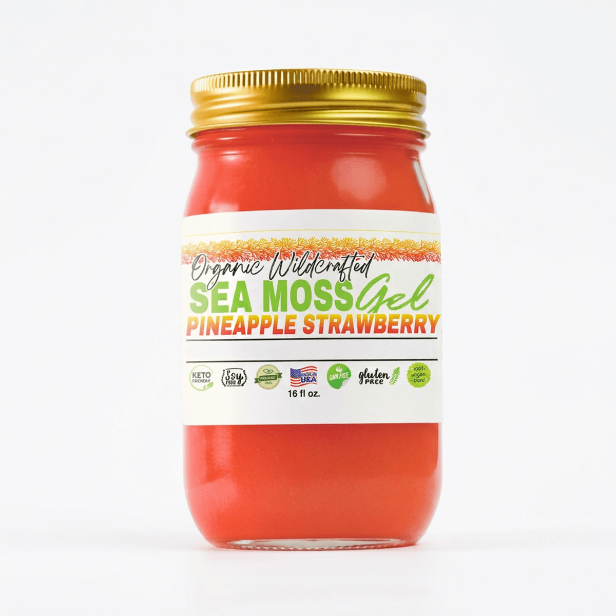 Sea Moss Gel | Strawberry Pineapple