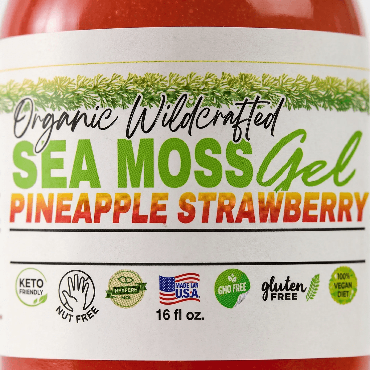 Sea Moss Gel | Strawberry Pineapple