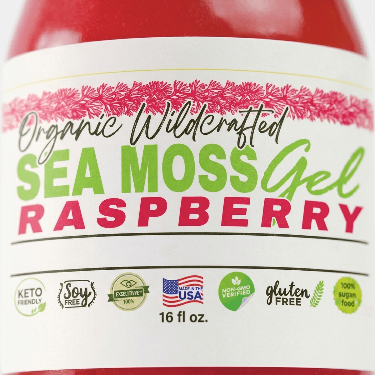 Sea Moss Gel | Raspberry