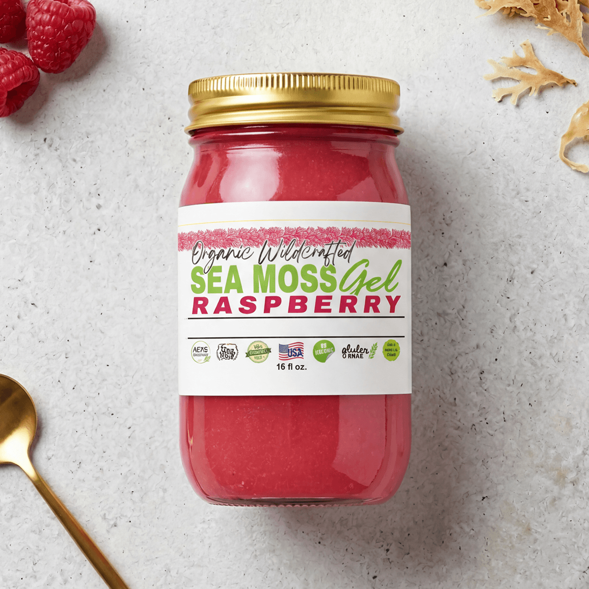 Sea Moss Gel | Raspberry