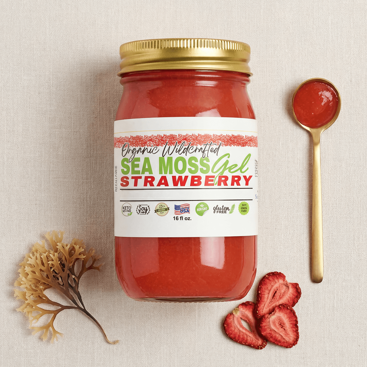 Sea Moss Gel | Strawberry