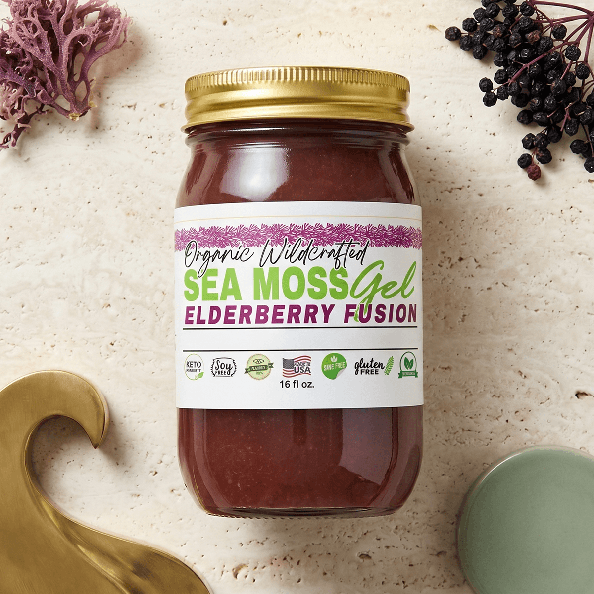 Sea Moss Gel | Elderberry