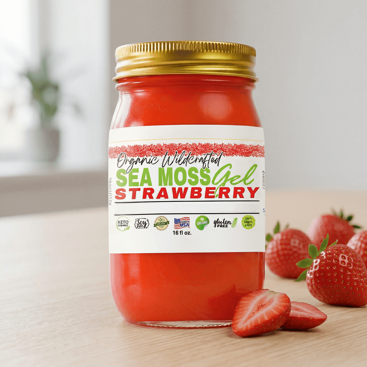 Sea Moss Gel | Strawberry