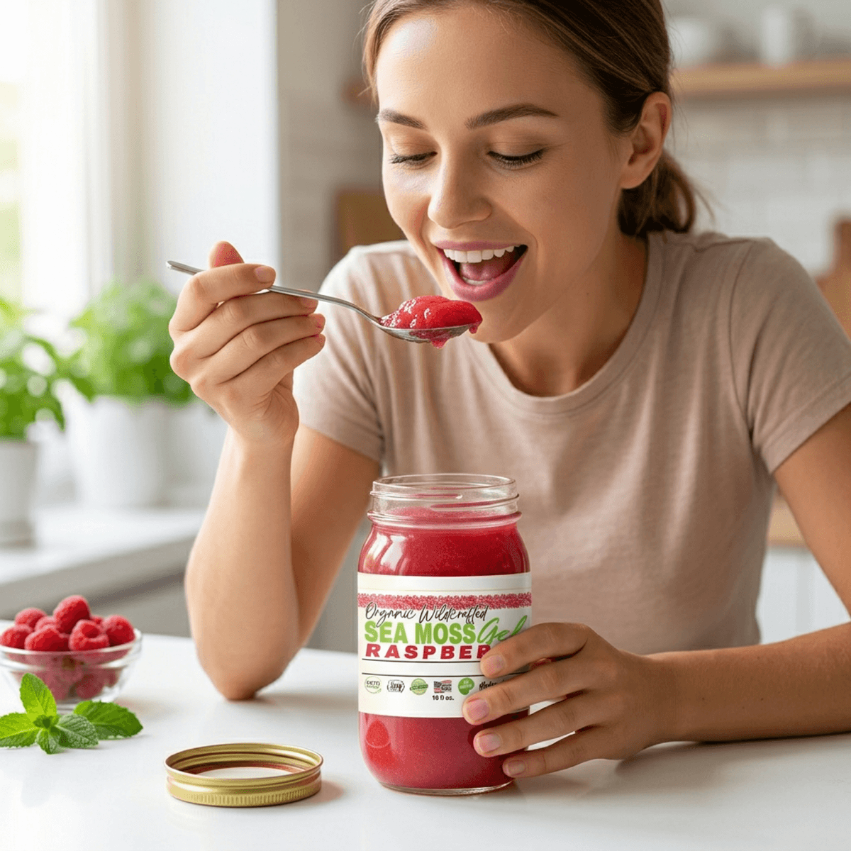 Sea Moss Gel | Raspberry