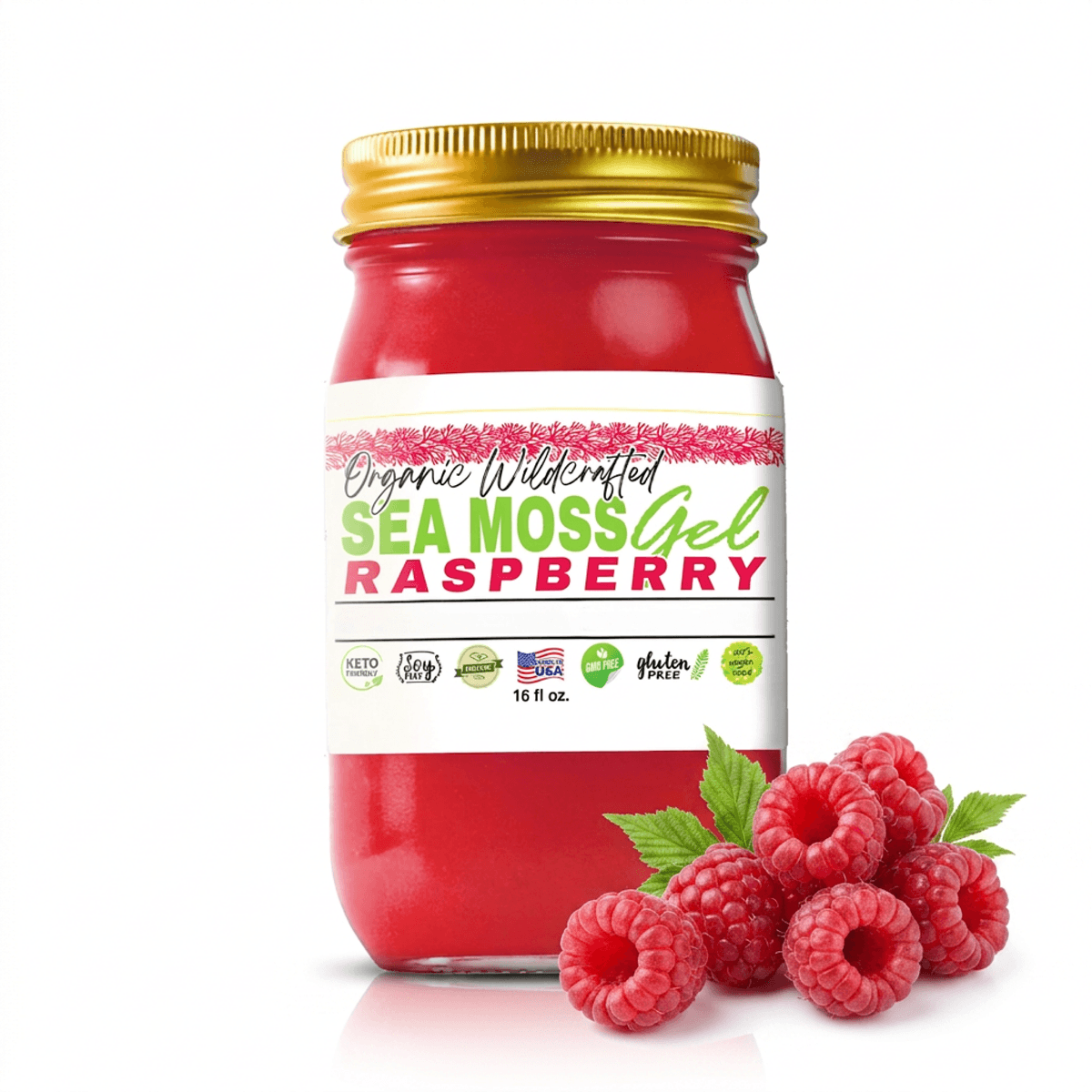 Sea Moss Gel | Raspberry