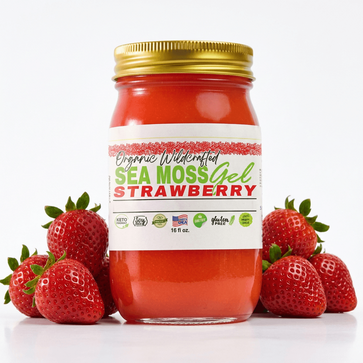 Sea Moss Gel | Strawberry