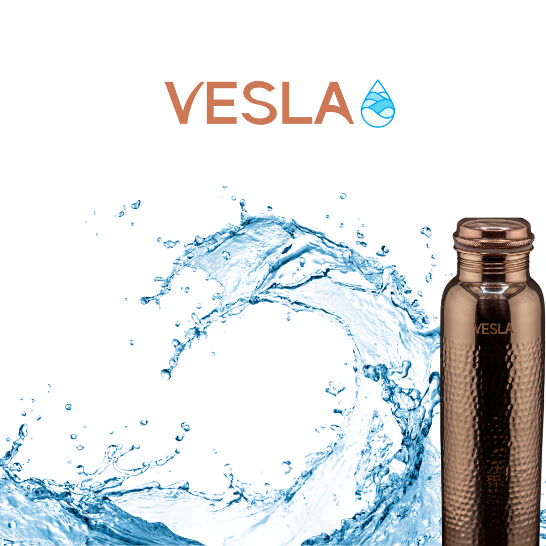 Hammered Copper Water Bottle