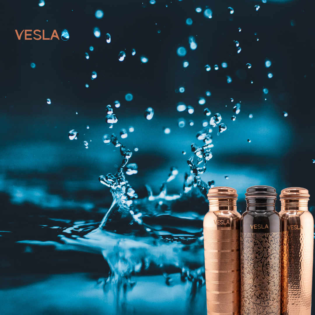 Hammered Copper Water Bottle