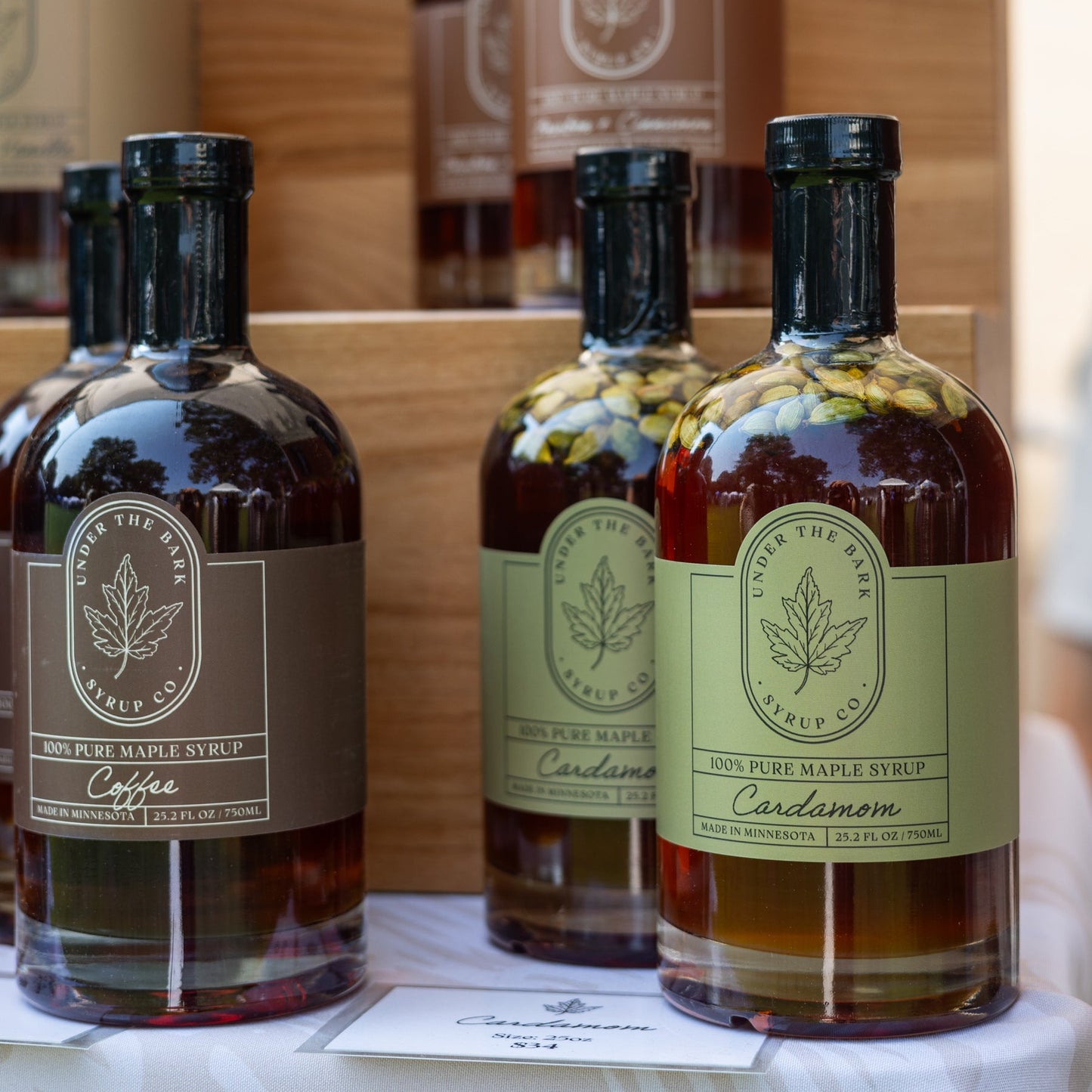 Cardamom Infused Maple Syrup