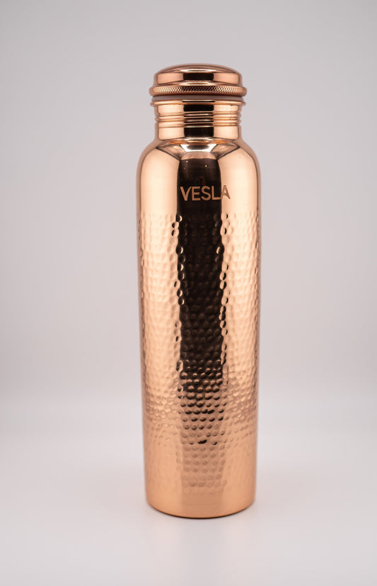 Hammered Copper Water Bottle