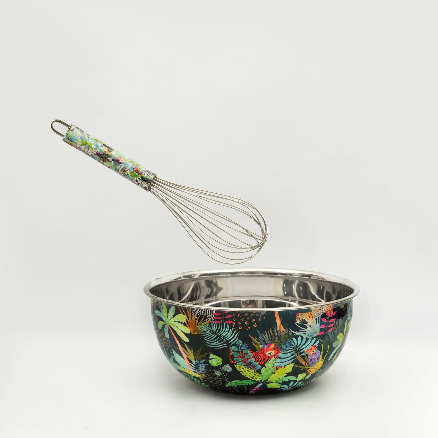 Rainforest Bloom Bowl + Whisk Set