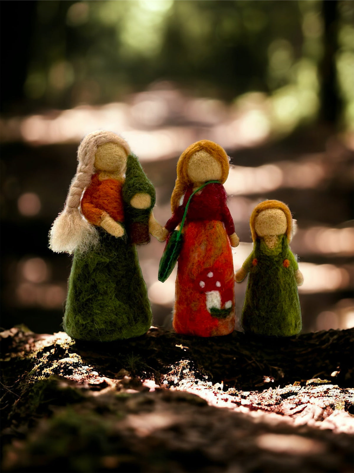 Handmade in Nepal 100% | Wool Felt Foods Play Set