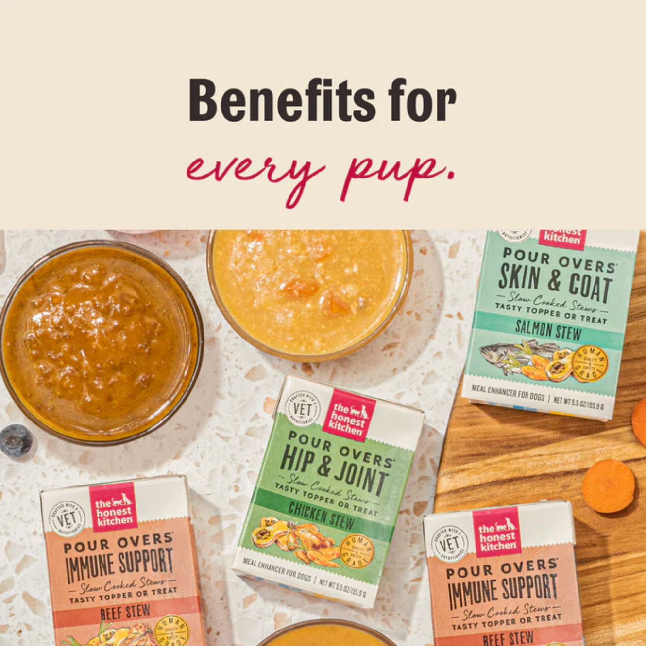 The Honest Kitchen | Dog Food Porridge Over Beef Stew