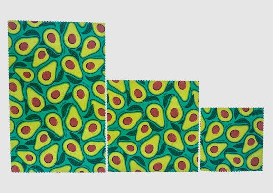 Beeswax Food Wrap | Avocado Print