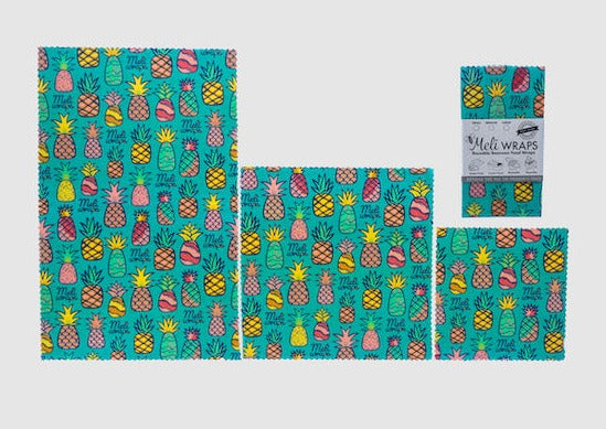 Beeswax Food Wrap | Pineapple Print