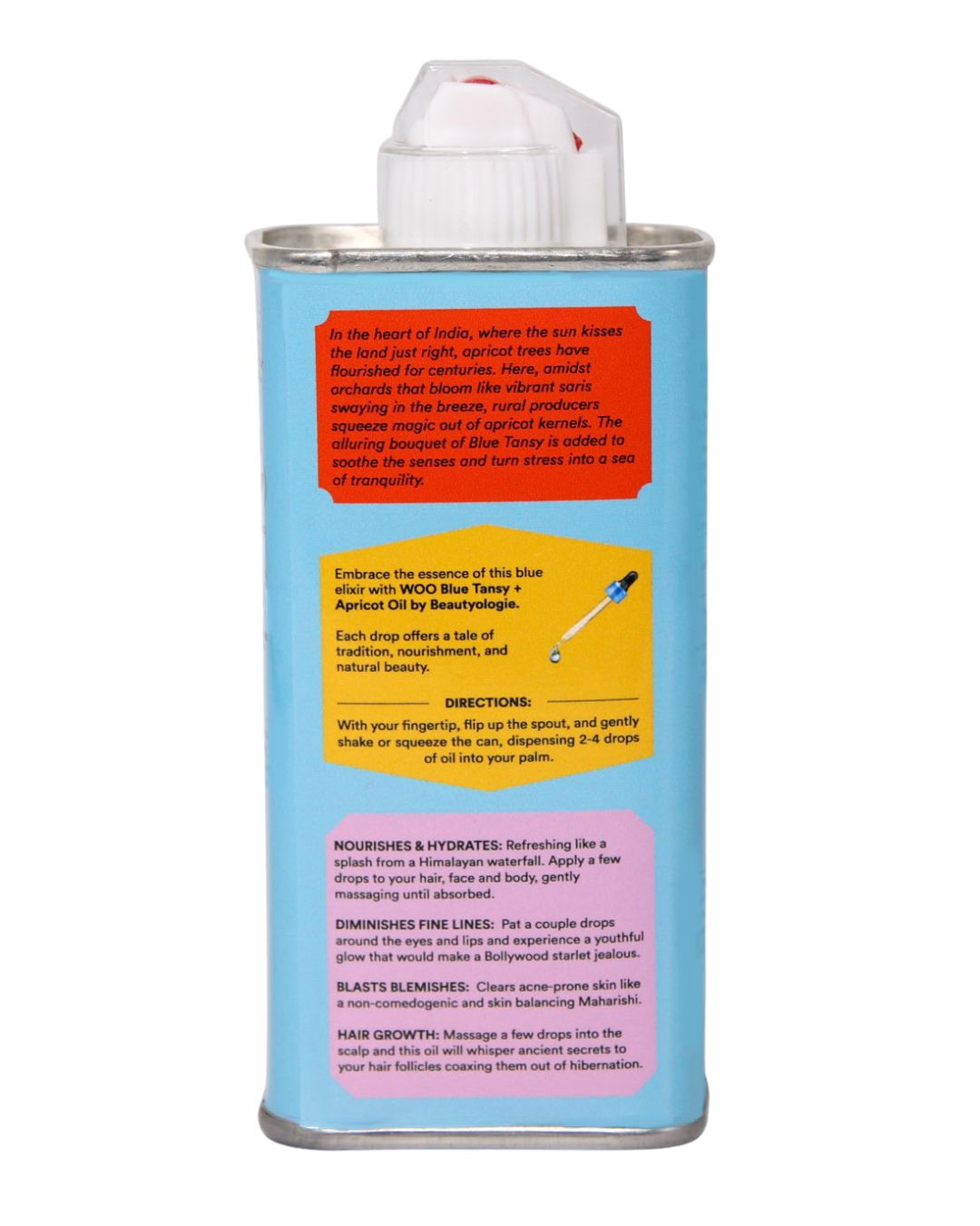 Blue Tansy + Apricot Oil 100% Organic