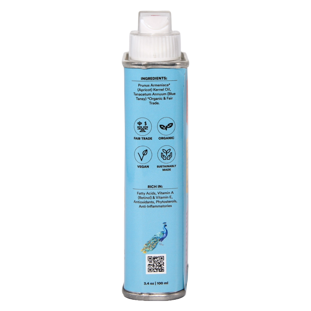 Blue Tansy + Apricot Oil 100% Organic