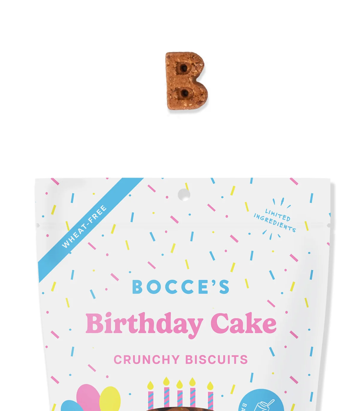 Bocce's Bakery | Peanut Butter Vanilla Birthday Cake Dog Treats