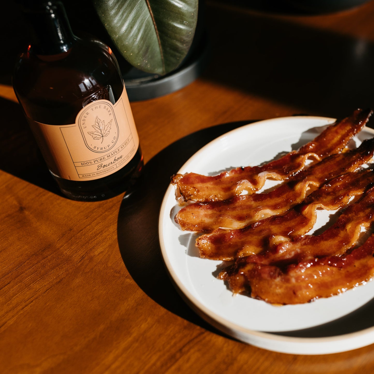 Bourbon Infused Maple Syrup