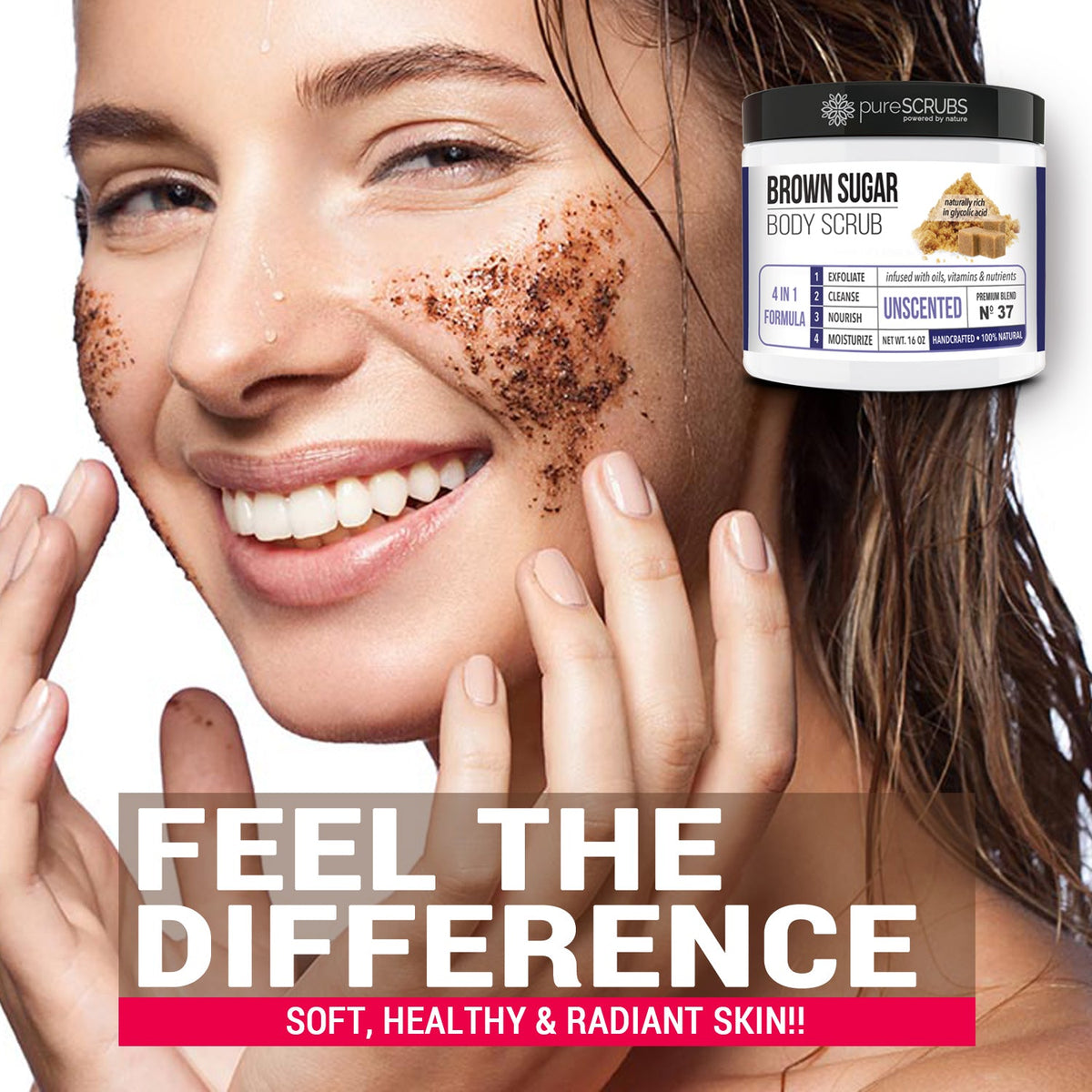 Unscented Body Scrub | Brown Sugar