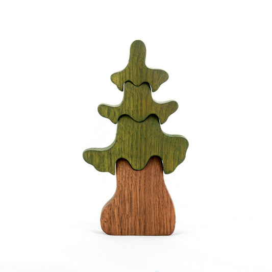 Wooden Pine Tree Puzzle