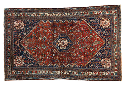 4.5x7 Vintage Fine Abadeh Rug